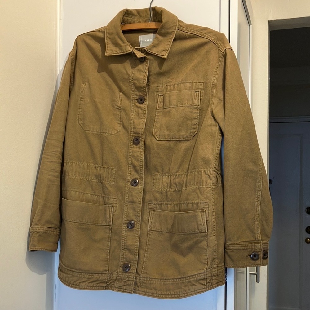Everlane Chore Jacket - Khaki color